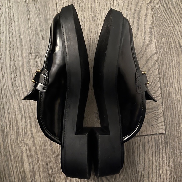 Zara Metal Bit Open Back Loafers - Picture 4 of 5